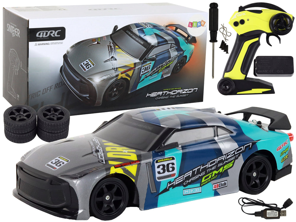 Car Vehicle Rc Sports Car Remote Controlled 4x4 1:16