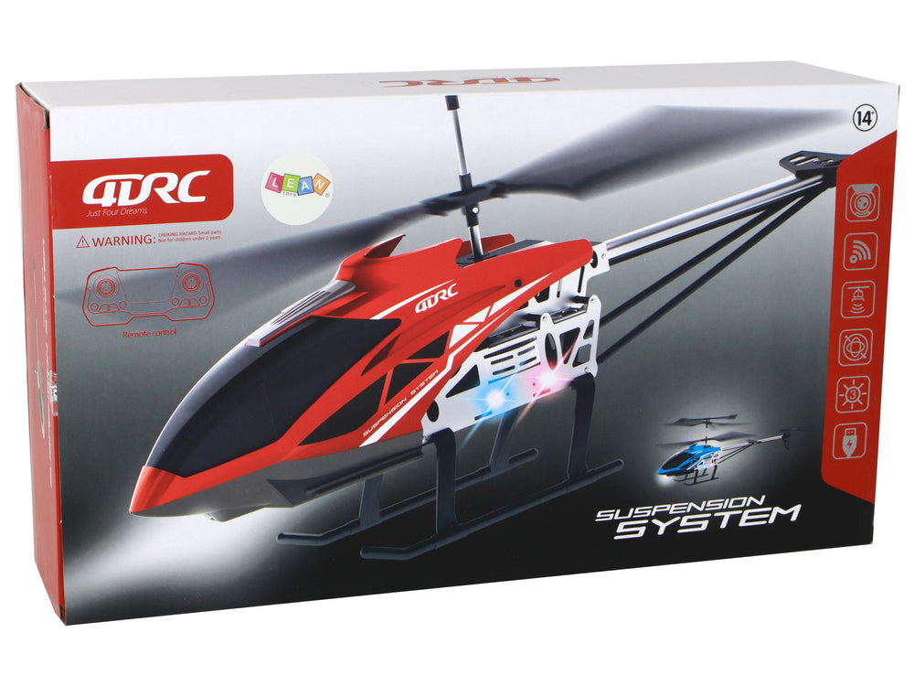 Helikopter zdalnie sterowany Helikopter zdalnie sterowany 70 cm czerwony