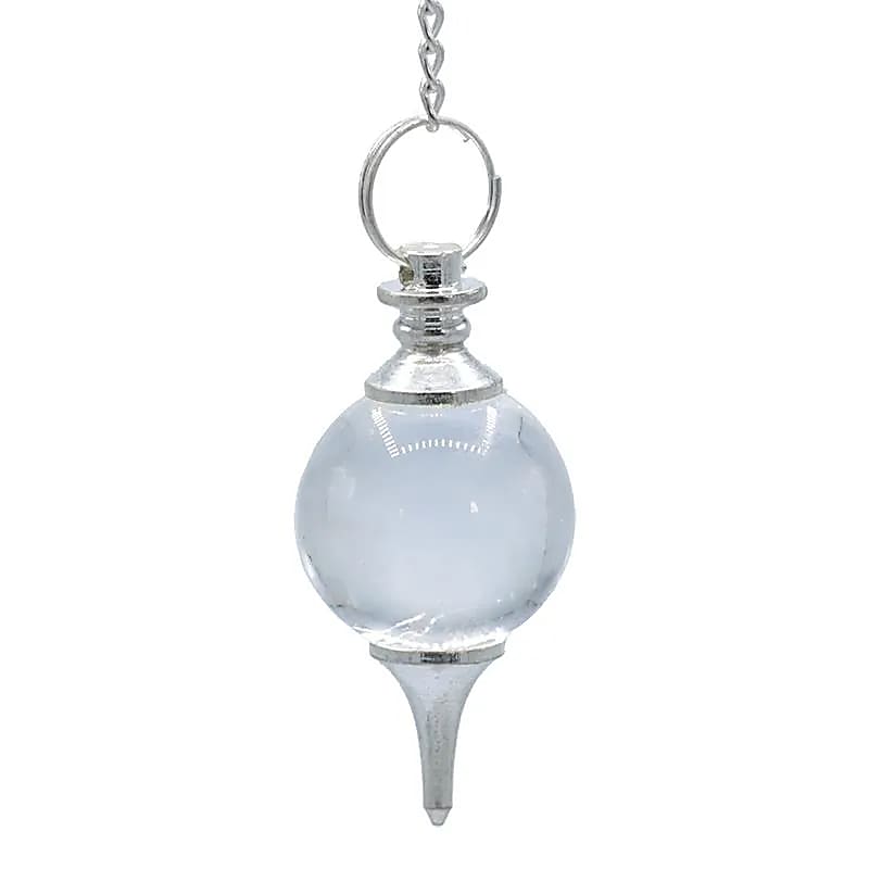 Kyvadlo Rock-crystal & Chakra Chain -- sada 2 ks - 24 G; 4,5 cm