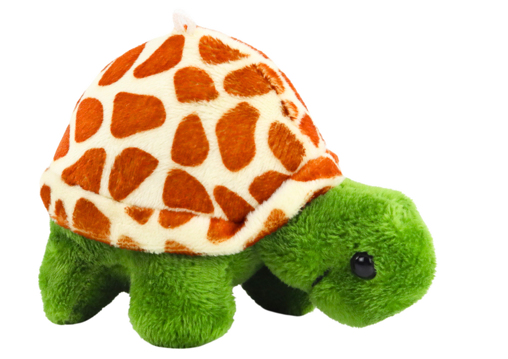 Plush Turtle 10 Cm Brown Mascot Keychain