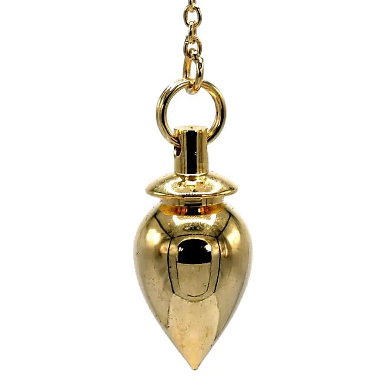 Pendel Messing vergoldet - 20 G; 2 cm
