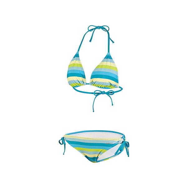 Beco Fresh Stripes Triangle Bikini | Green