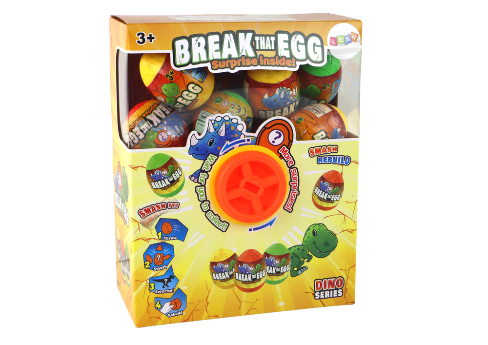 Cracking Dinosaur Egg Draw Colorful Shell 12 Pcs.