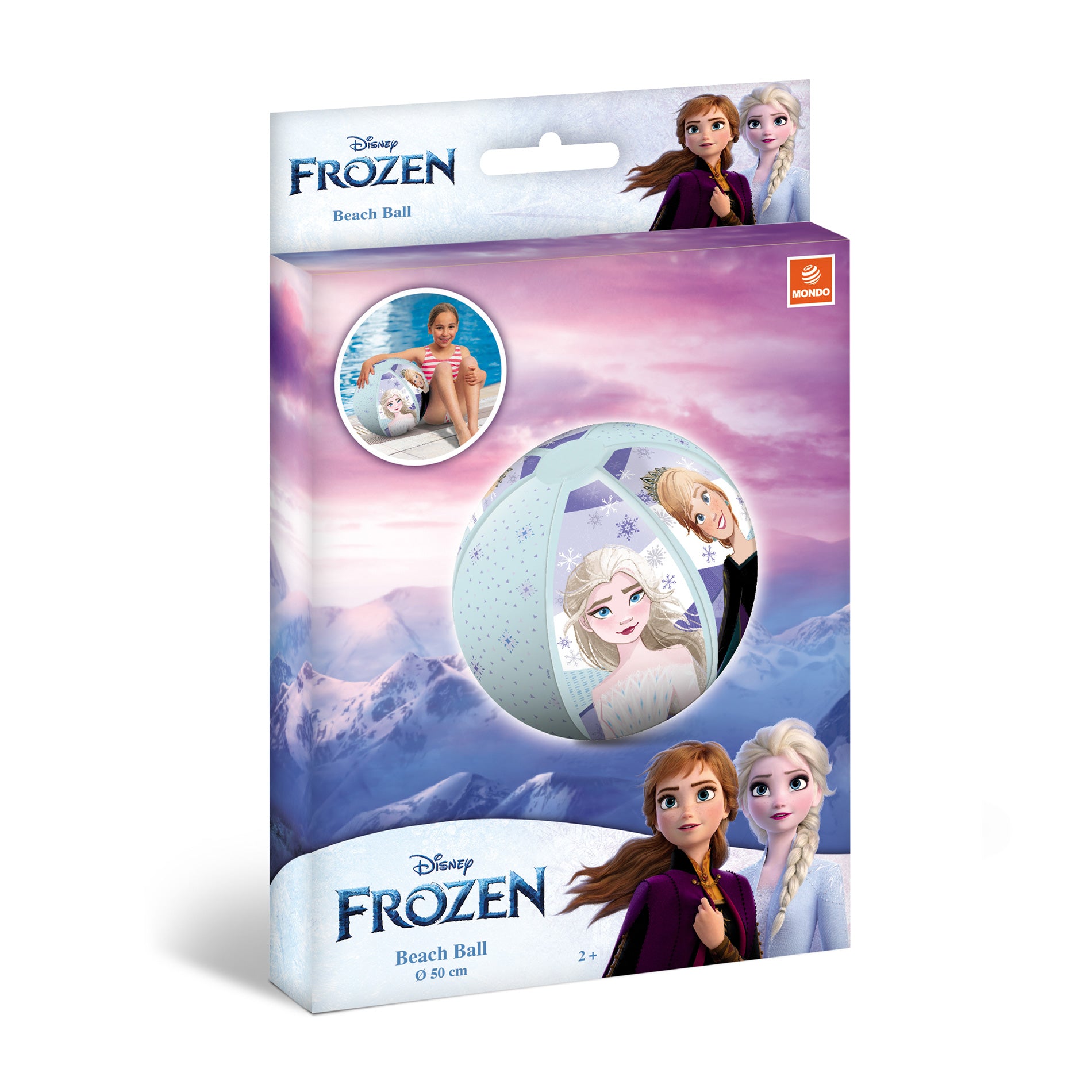 Den oppustelige bold frosset 50 cm