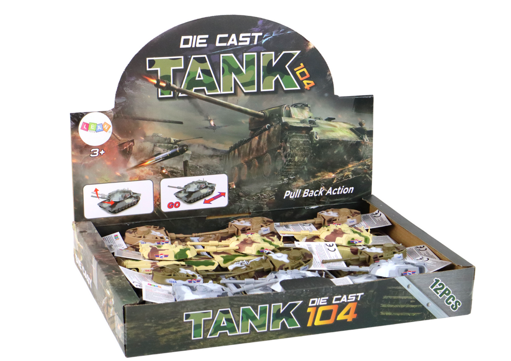 Aluminum Tank With Friction Drive Various Colors