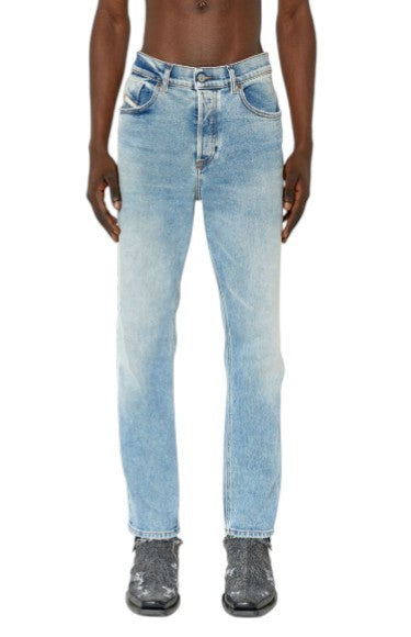 Diesel 2005 D-fining 09e86 Men Jeansblue Faded Regular Fit Tapered