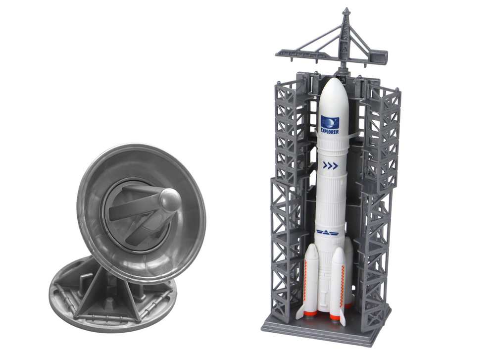 Space Mission Set Space Rocket Astronaut Spaceship 5 Pcs