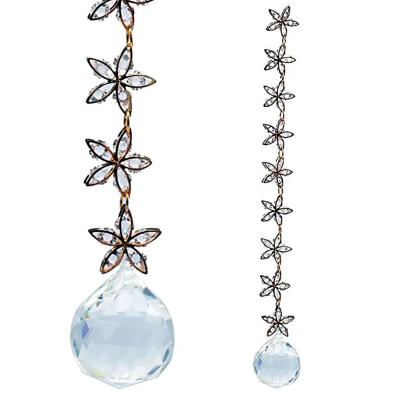 Stars And Unity Feng Shui Crystal Window Decoration - 23.5 Cm