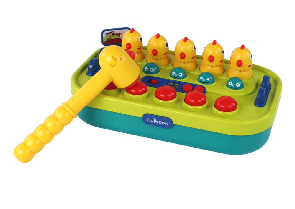 Аркадна игра Whac-a-mole Пилета Чук Светлини Звуци Работи с батерии