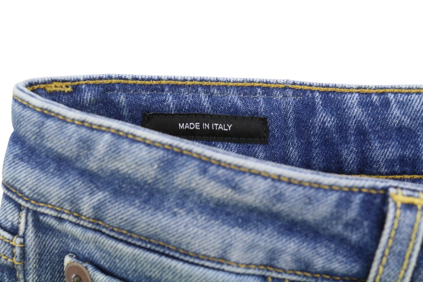 R13 Kick Fit Damesjeans 26 Jasper Stretch Cropped Whiskers Faded Blue Ps26