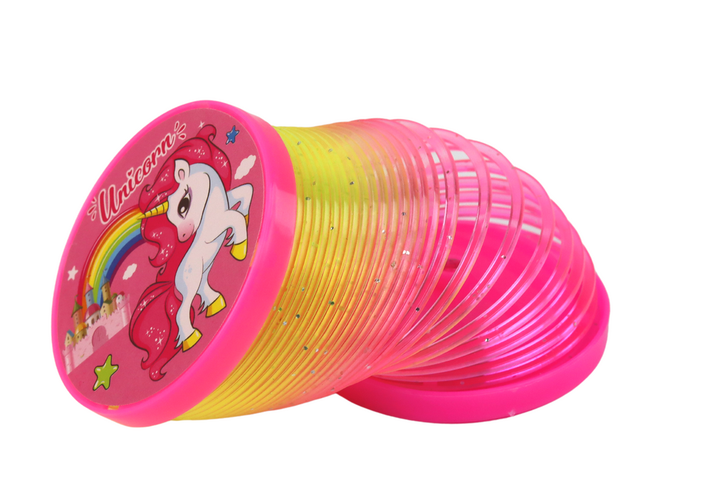 Rainbow Spring With Light Effect Unicorn Theme