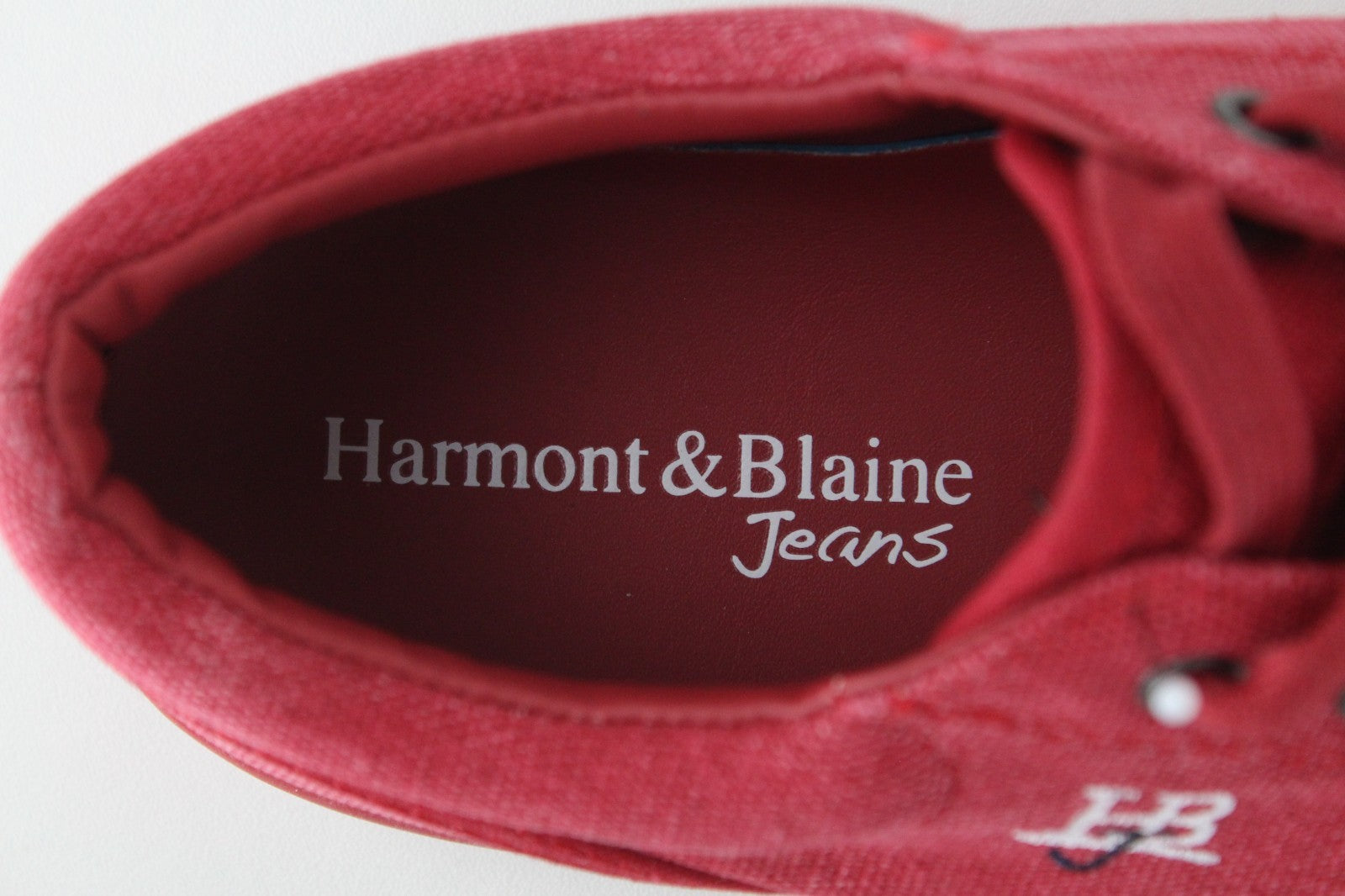 Red Twill Trainers