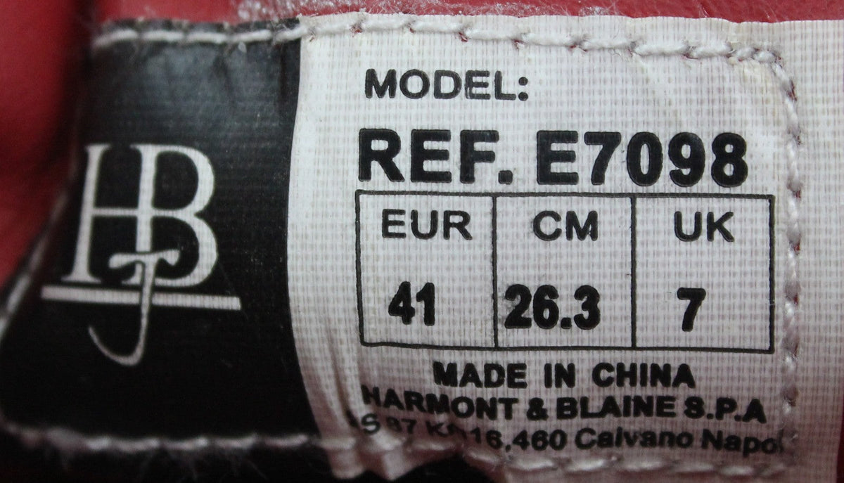 Red Twill Trainers