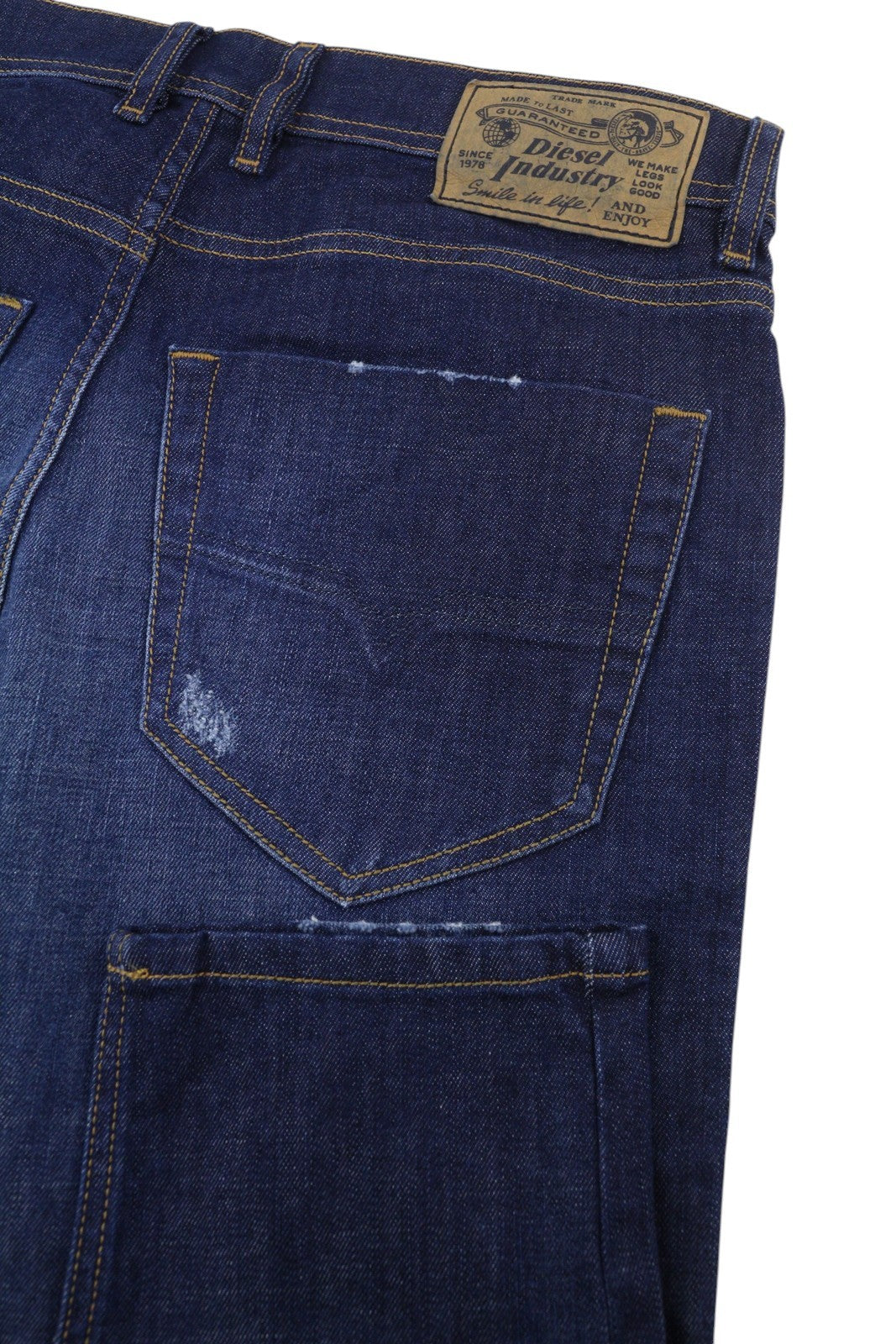 Diesel Tepphar R7na8 Men Jeansblue Faded Distress Slim Carrot Strečing