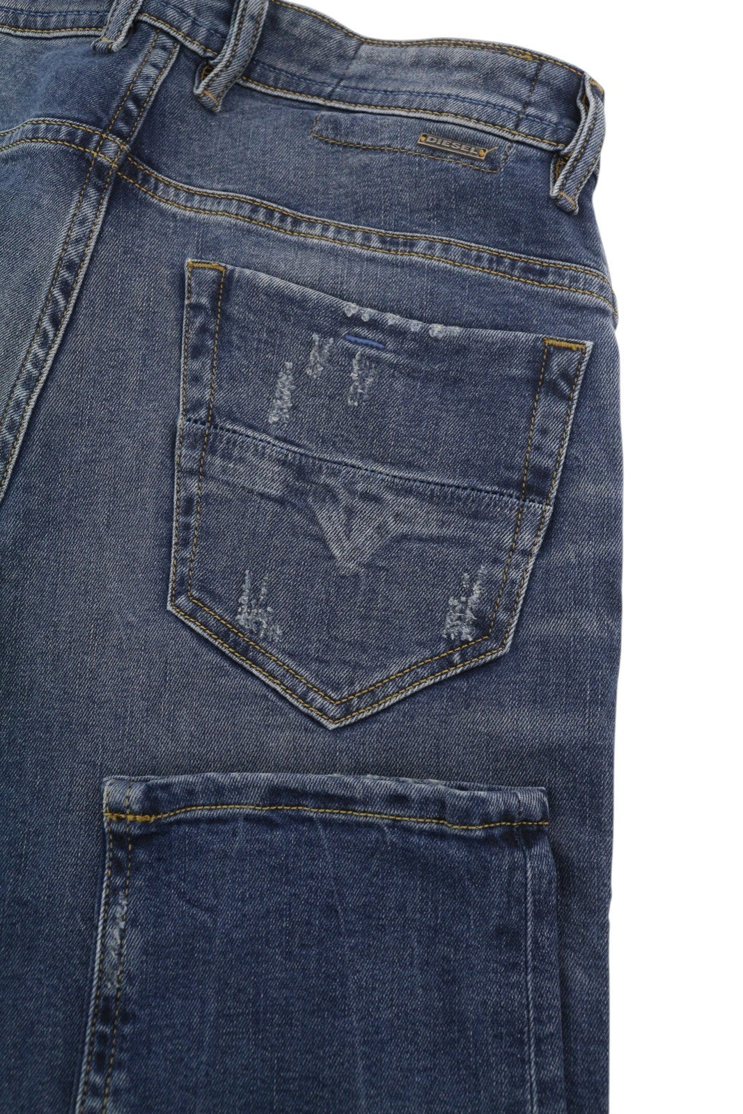 Diesel Thommer 083ac férfi Jeansblue Distress Slim Skinny Fit Stretch