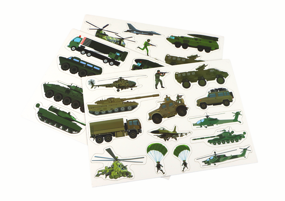 A Set Of Educational Magnetic Puzzles With A Land War Motif