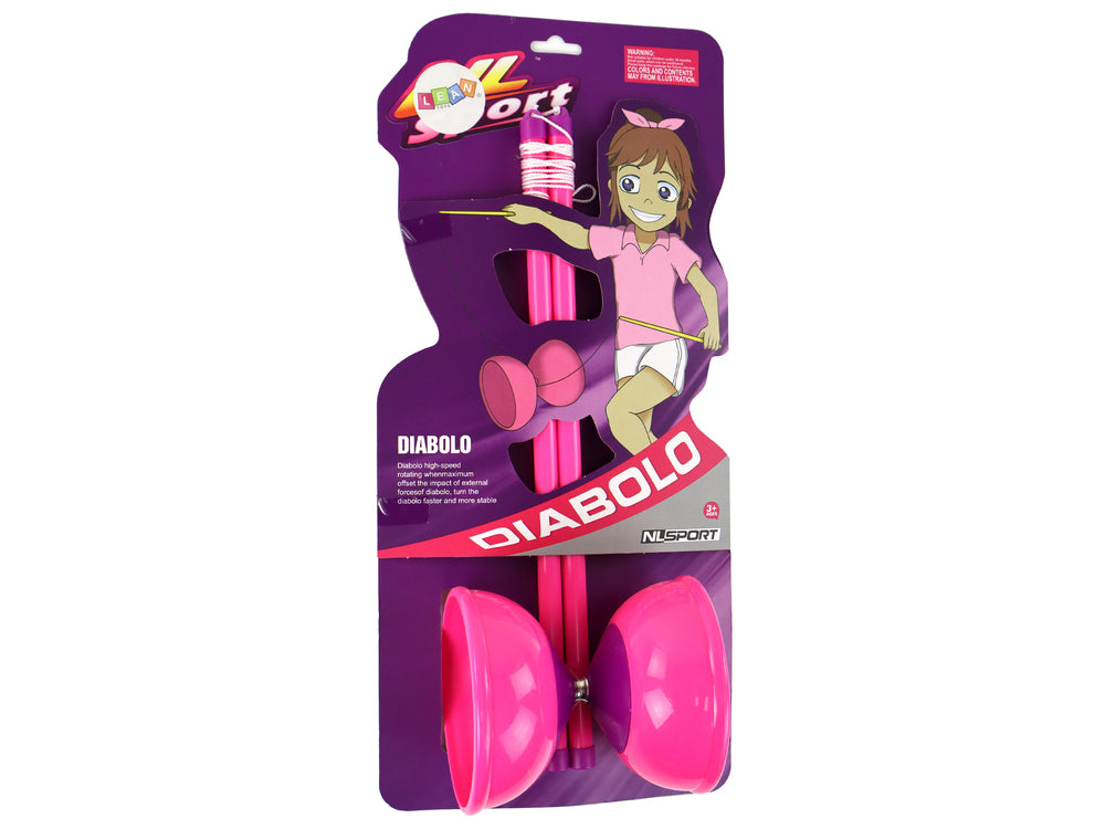 Jojo Juggling Diabolo Arcade Game Pink 13,5x11,5 cm