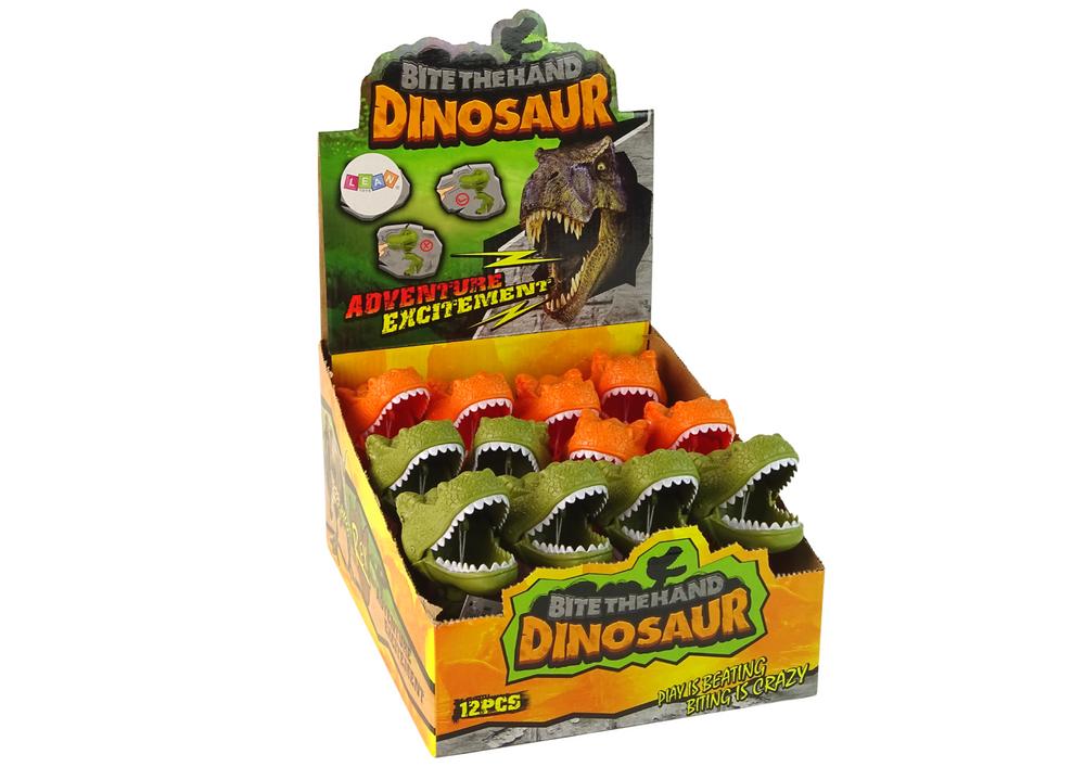 Figur beißender Tyrannosaurus-Dinosaurier mit beweglichem Schwanz und Kiefer, 2 Arten