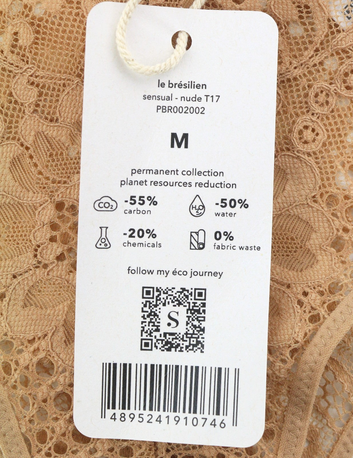 Scandale Le Bresilien Sensual-nude T17 Femme Lot de 3 culottes dentelles brésiliennes