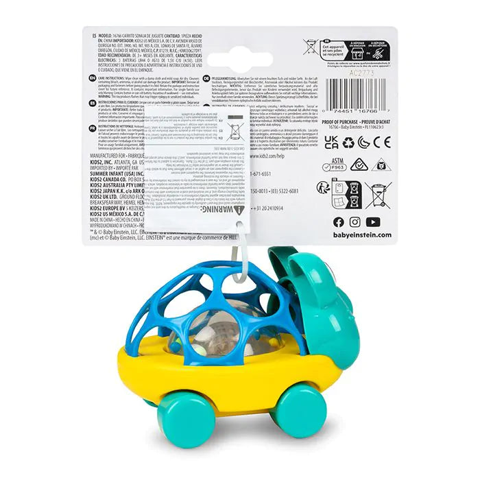 Baby Einstein Curious Car Neptune Oball Toy Car Rattle