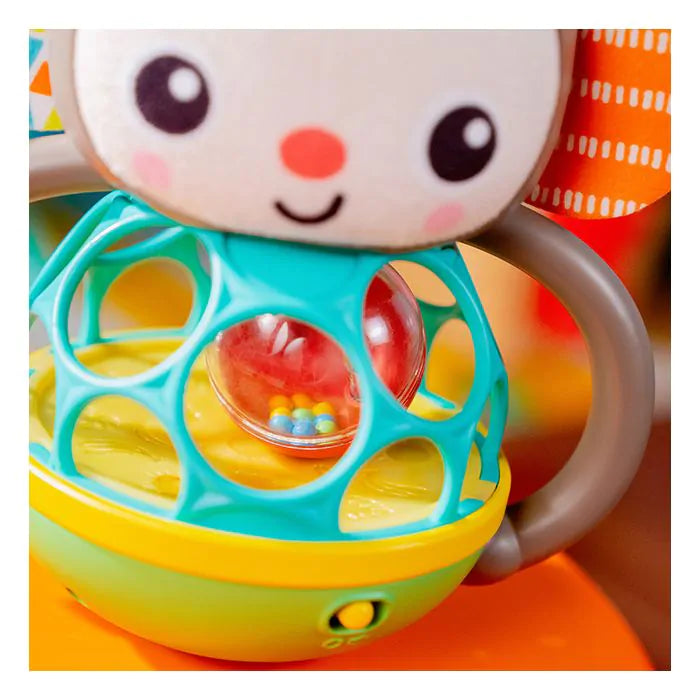 Мултисензорна играчка Oball Grab & Giggle Monkey