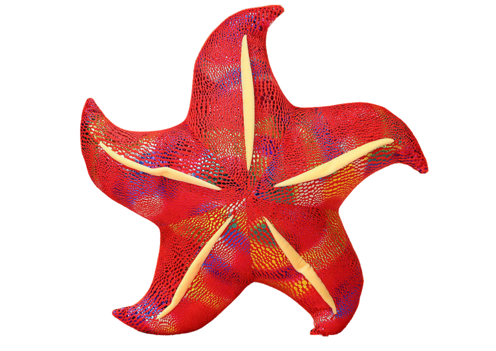 Mascot Plush Starfish Red Pillow 20 Cm