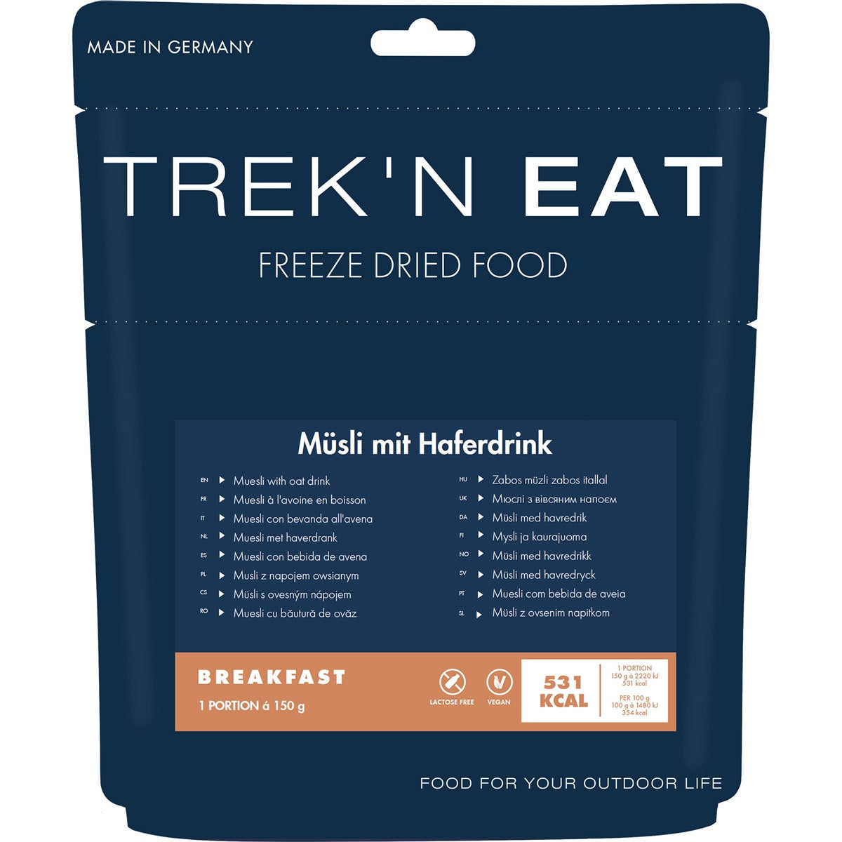 Trek'n Eat Muesli With Oat Drink