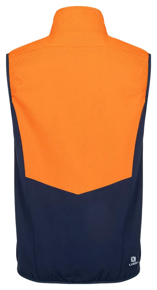 Men's Softshell Vest Loap Uristo Orange