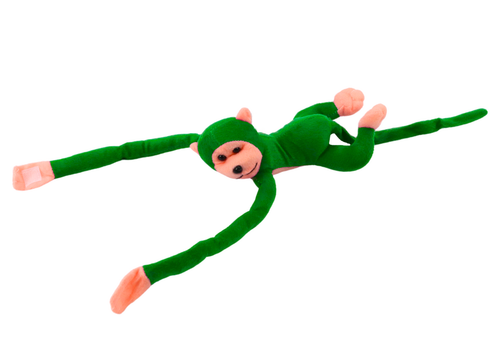 Plush Monkey Mascot With Sound Green 80 Cm