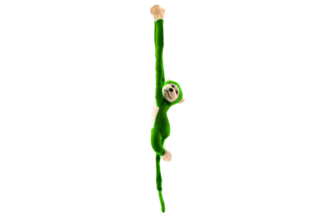 Plush Monkey Mascot With Sound Green 80 Cm