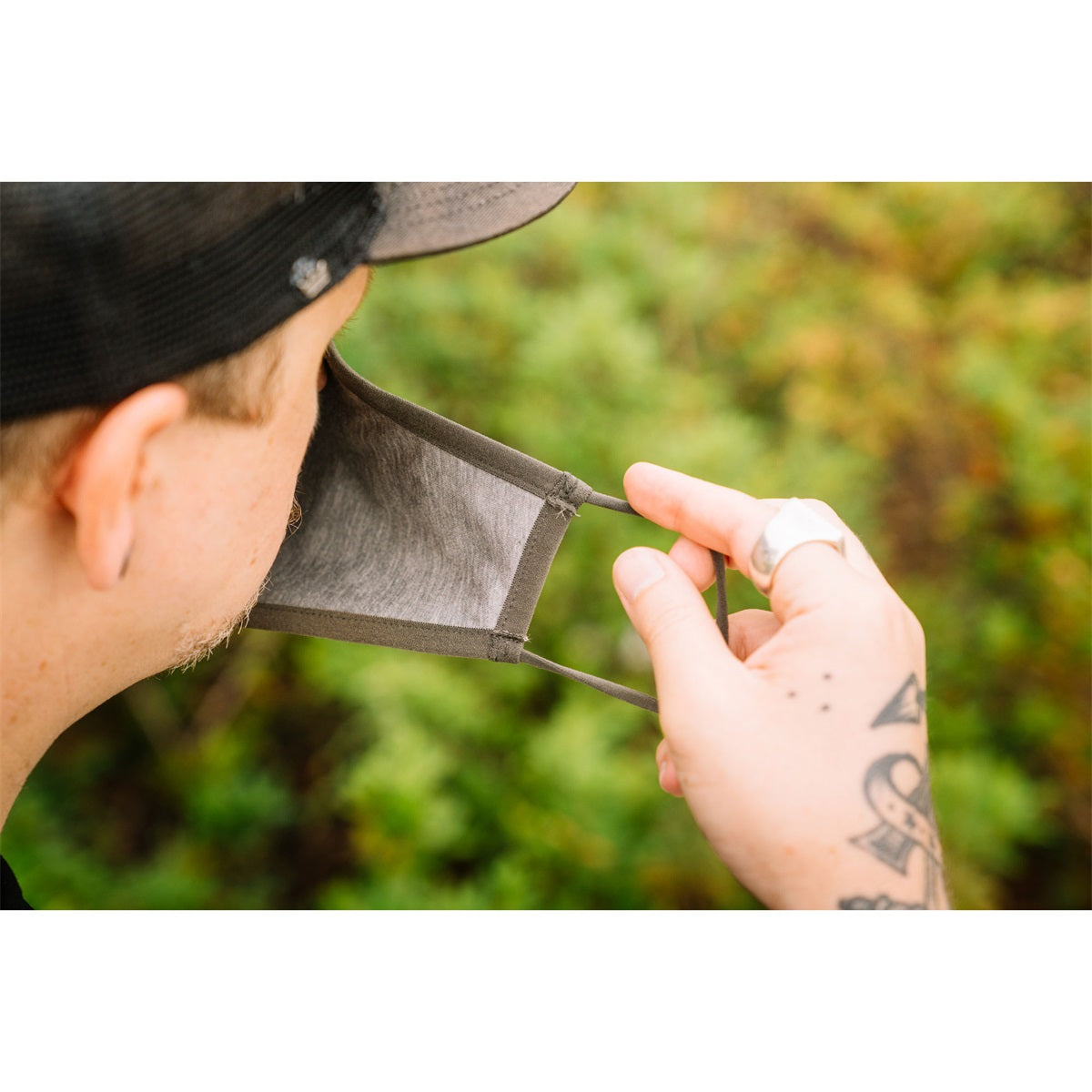 Pacsafe Silver Ion Face Mask S Silver Gray
