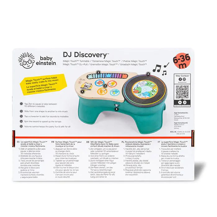 Грамофон Hape - Baby Einstein Dj Discovery Magic Touch