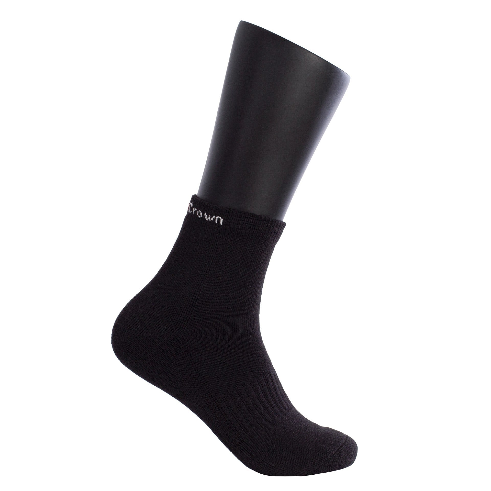 Czarne skarpetki do kostki Crown Pro Negro 35-38