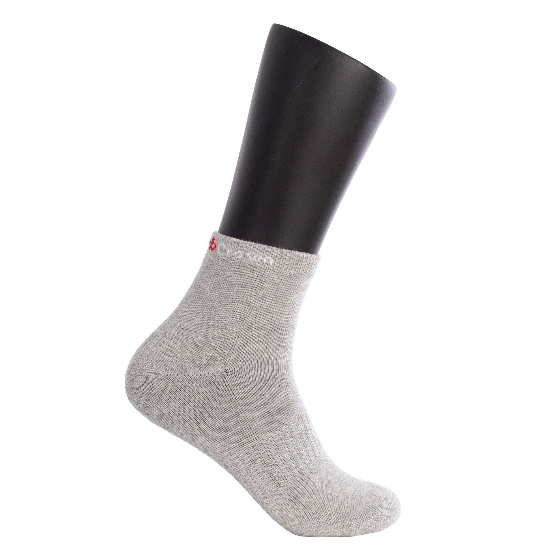 Czarne skarpetki do kostki Crown Pro Gris 35-38
