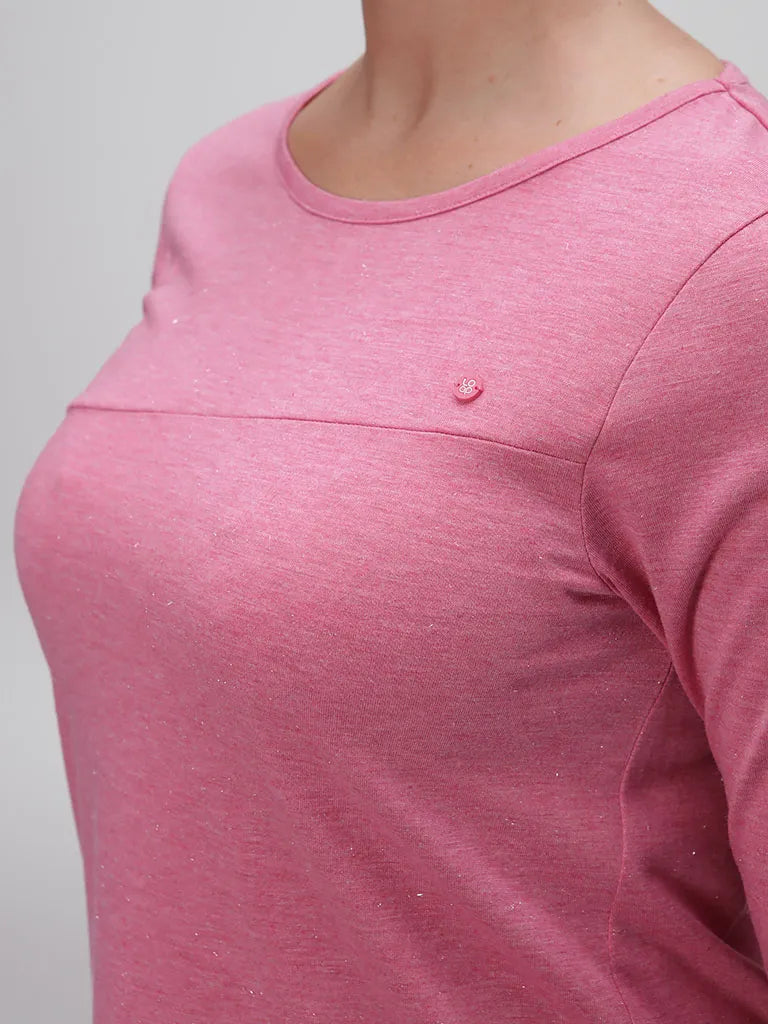 Damen-T-Shirt Loap Bavaxa Pink