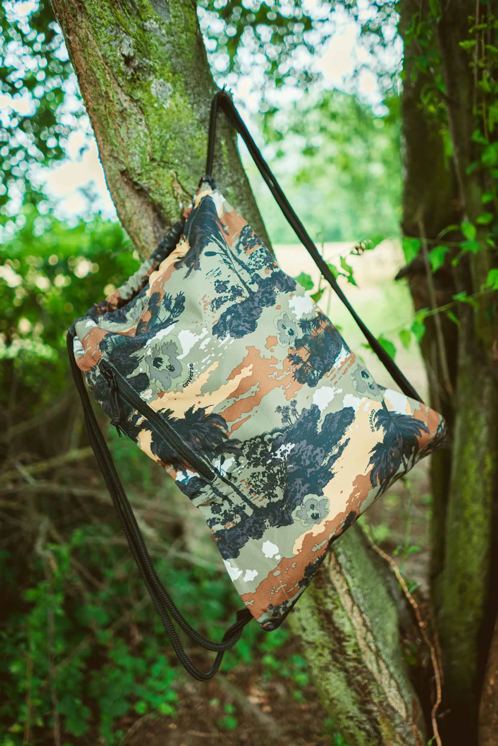 Sac de sport converse flash medium vert olive