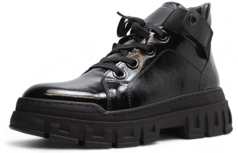 Damen-Lederschuhe Nell 157 Schwarz