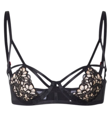 Scandale Le Bandeau Unpadded Sublime-black Women Braguipure Laces