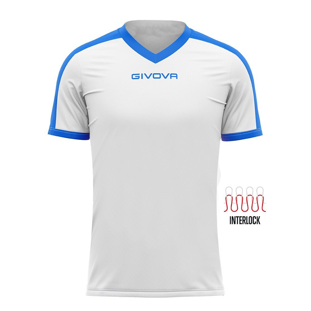 Tricou Givova Revolution Blanco/Royal