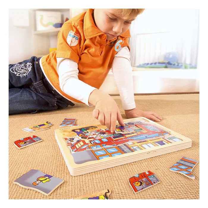 Beleduc Layer Puzzle Fire Brigade
