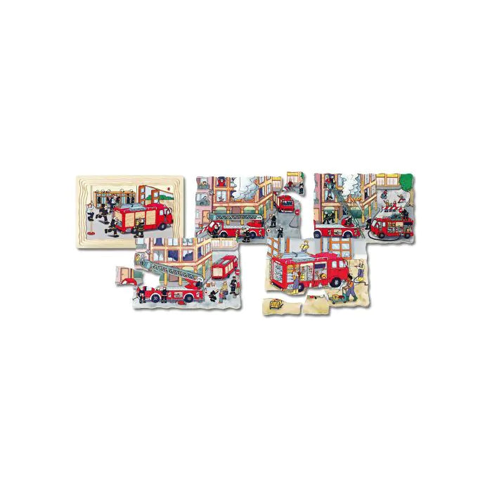 Beleduc Layer Puzzle Fire Brigade