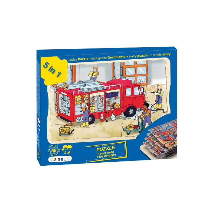 Beleduc Layer Puzzle Fire Brigade