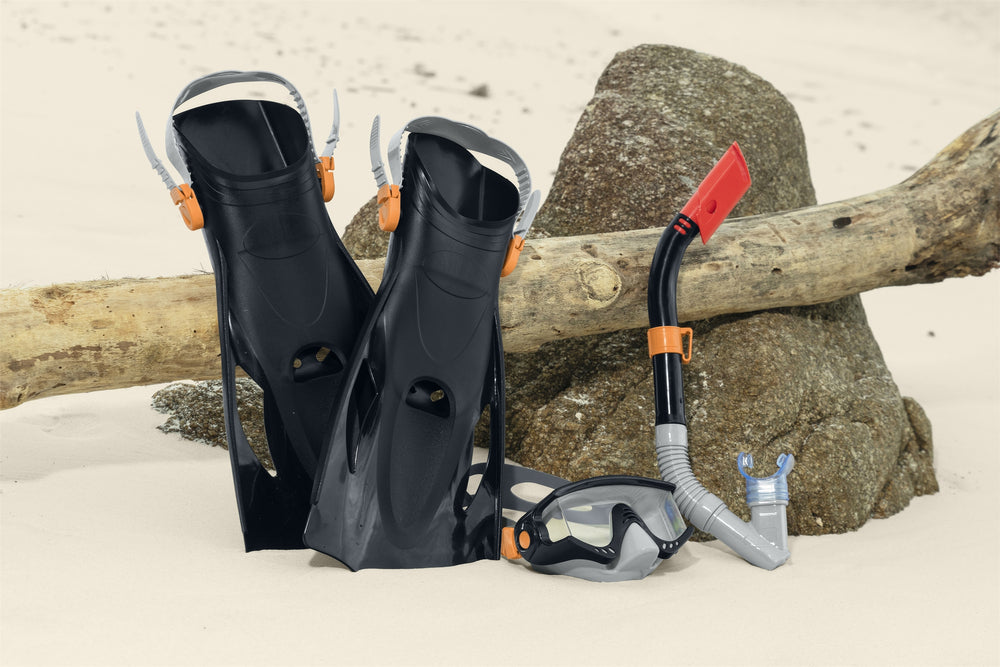 Búvármaszk Snorkel Fins Black Bestway 25020