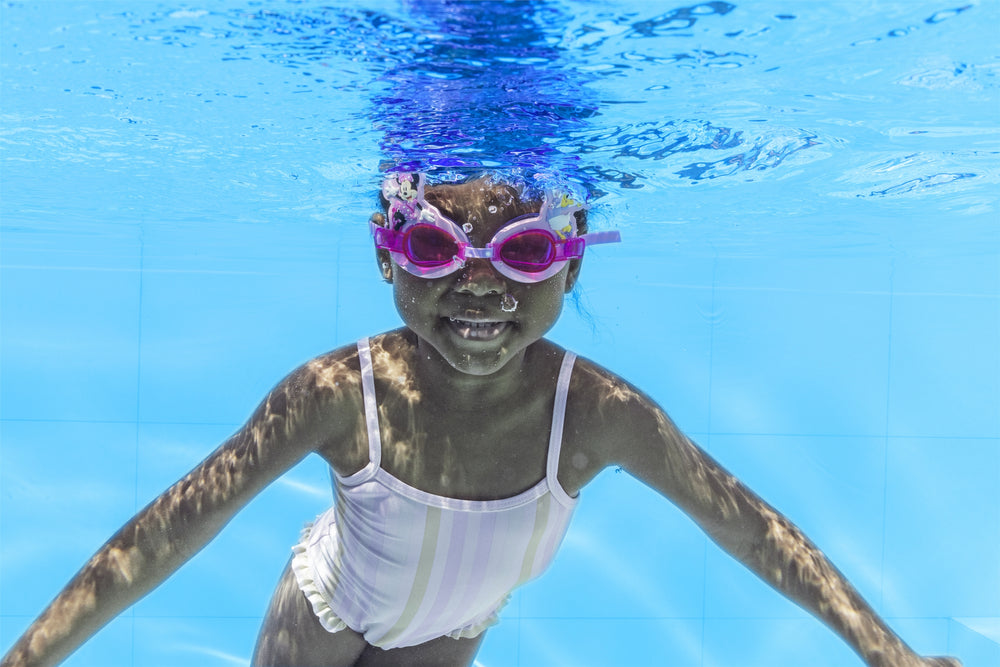 Lunettes de natation Minnie Mouse roses Bestway 9102t