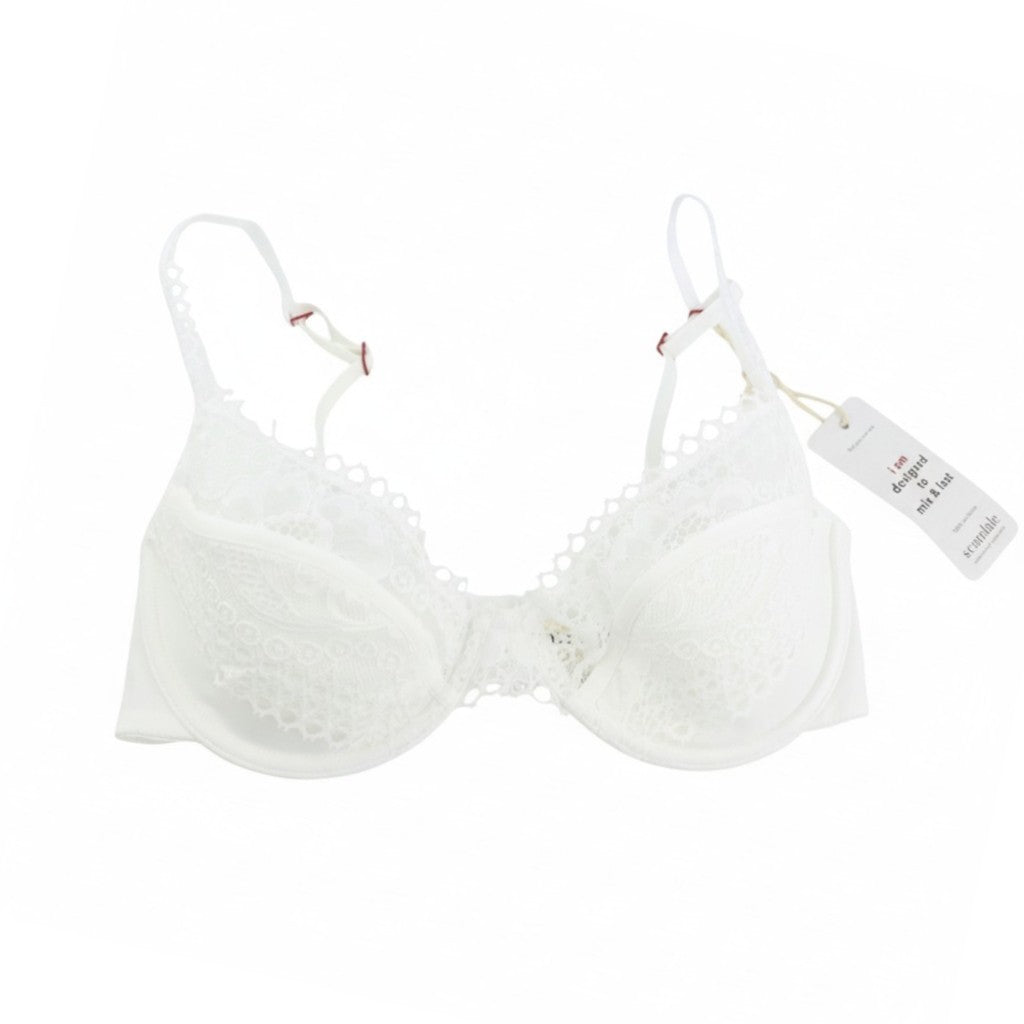Scandale Le Balconet 1/2 Spacer Sensual-undyed Women Brawhite Guipure Laces