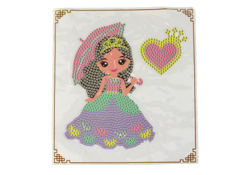 Diy Beads Set Princess Keychain Pocket