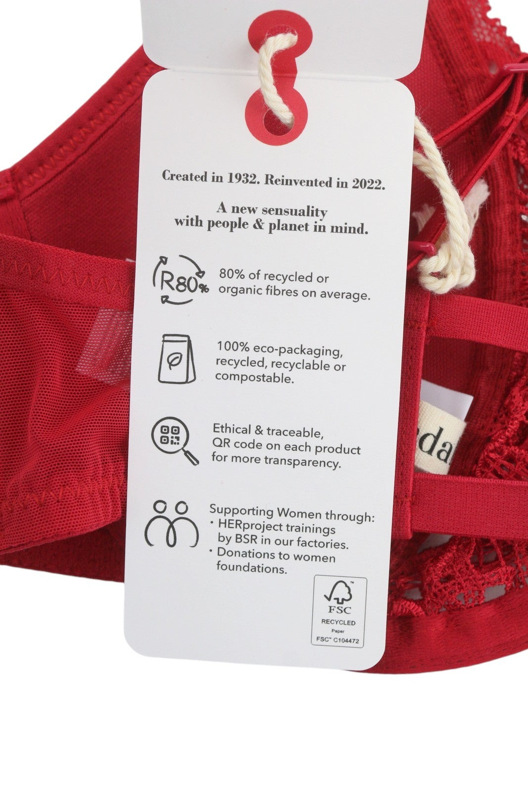 Scandale Plunge In Glamour Lacci in guipure con cordino in pizzo da donna