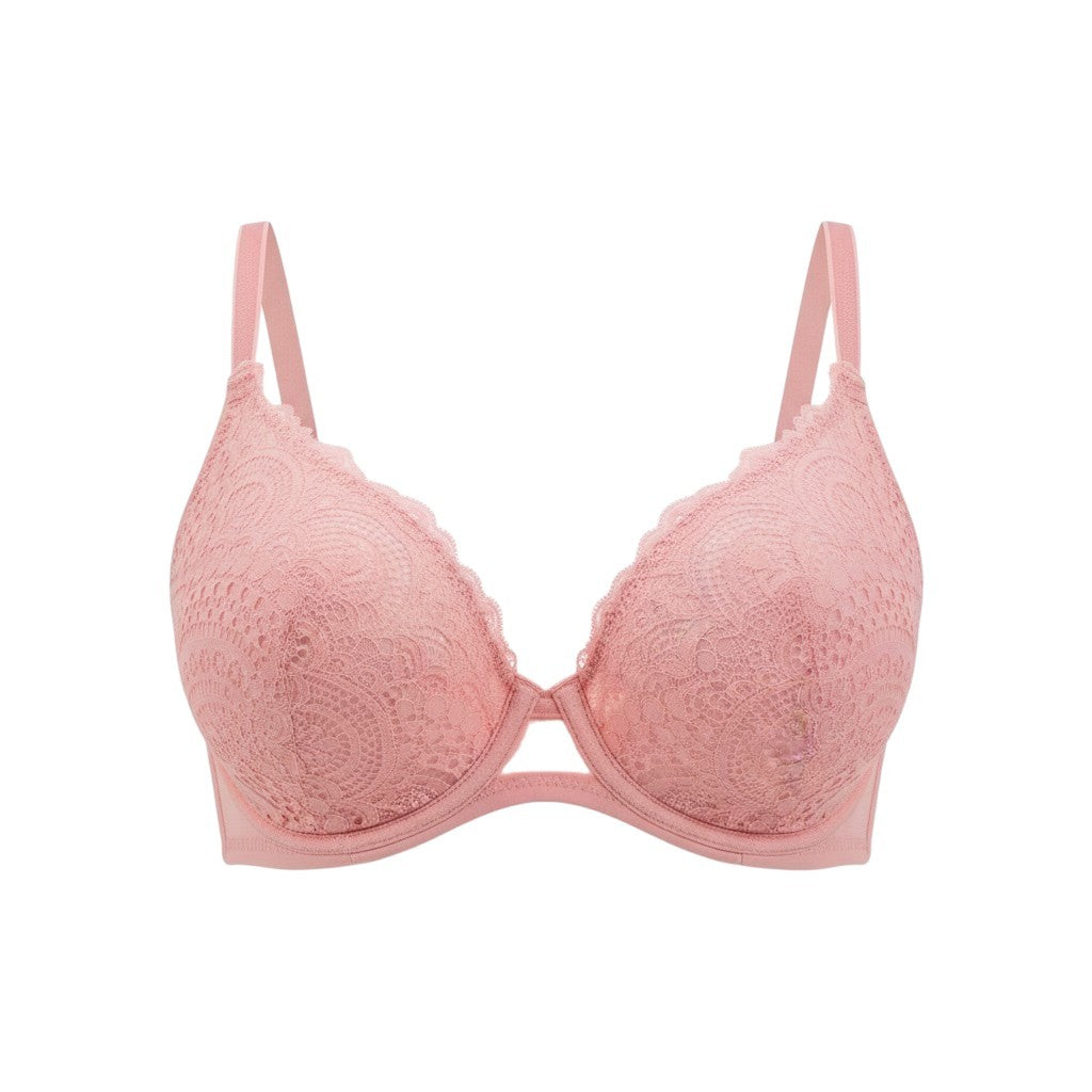 Scandale Le Plunge Side Spacer Sublime-corail Women Bralaces Print