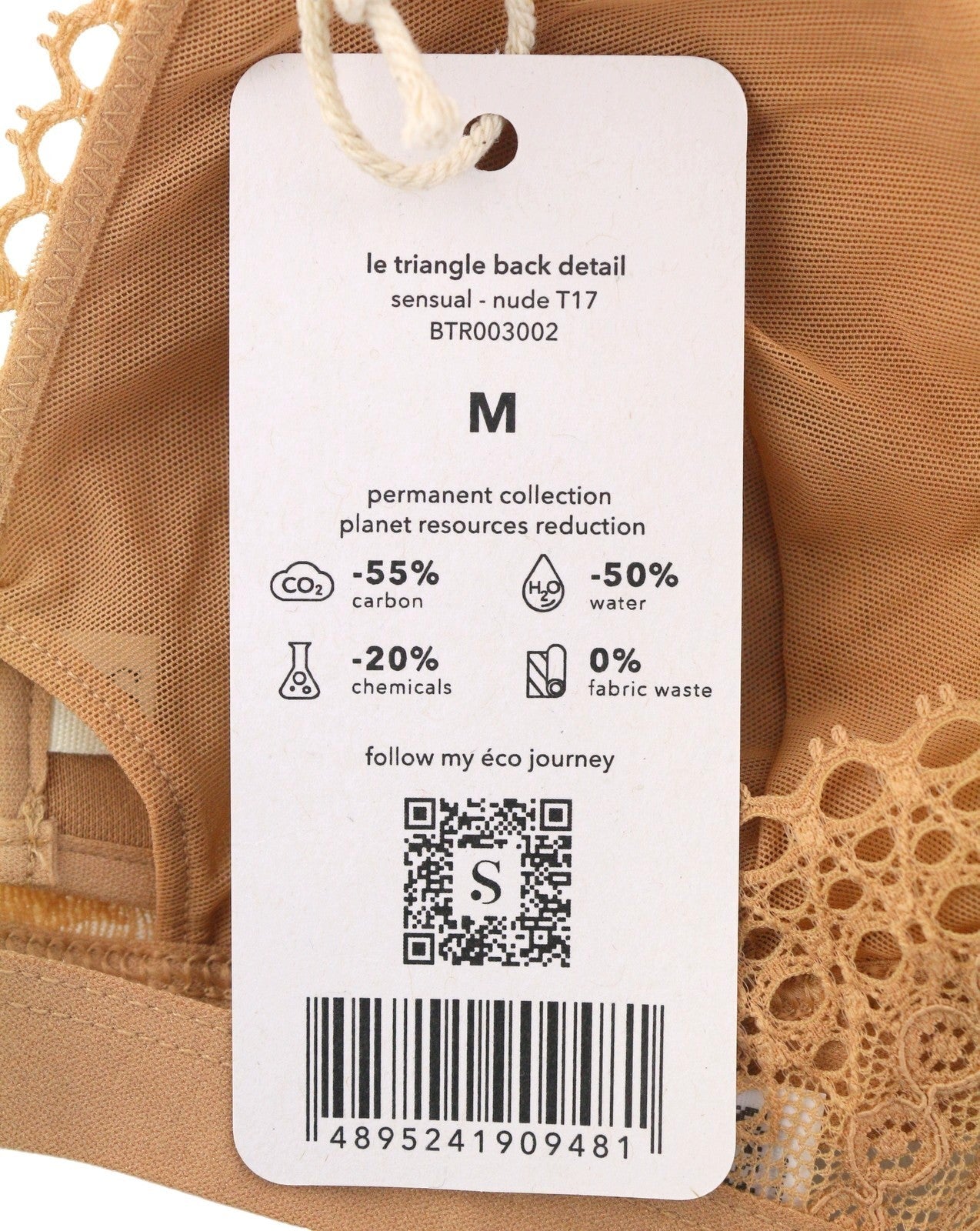 Scandale Le Triangle Back Detail Sensual-nude T17 Mujer Brazaletes +3 Almohadillas