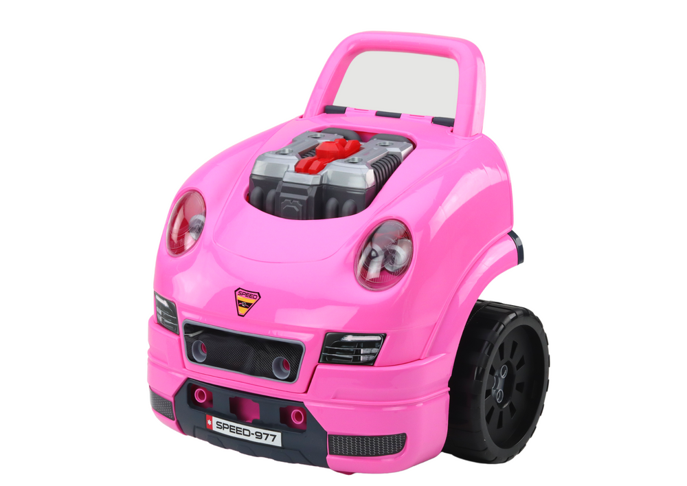 Workshop Engine Truck Disassembly Diy Kit Pink